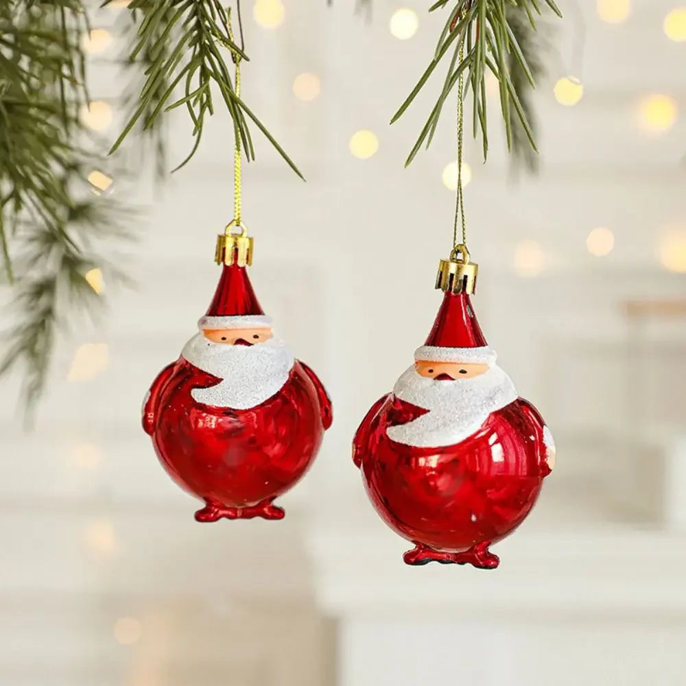 Christmas Tree Ornaments – Santa Hanging Edition (Set of 2)