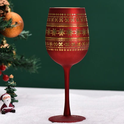 Christmas Tree Goblet Wine Glass – Electroplated Holiday Edition
