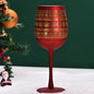 Christmas Tree Goblet Wine Glass – Electroplated Holiday Edition