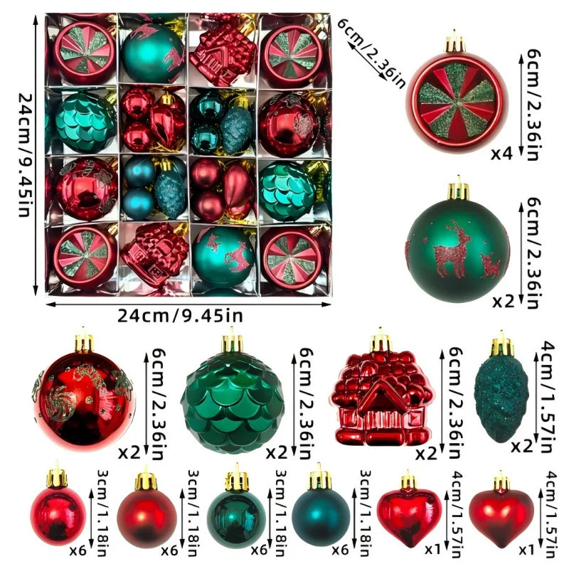 Christmas Tree Ornaments – Shiny Bauble Edition