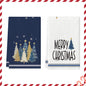 Merry Christmas Kitchen Towels – Star & Forest Edition (Set of 2 / 4)