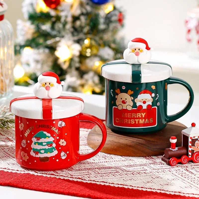 Christmas Ceramic Mug – Holiday Character Edition