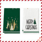 Merry Christmas Kitchen Towels – Star & Forest Edition (Set of 2 / 4)