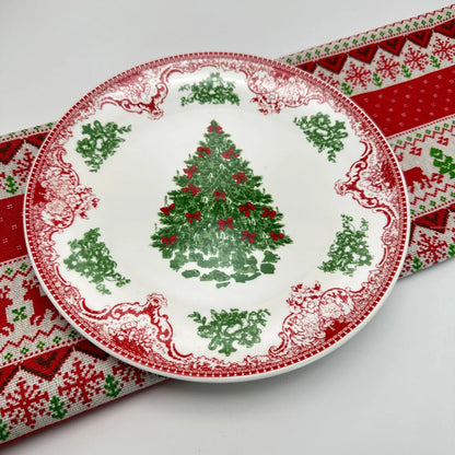 Creative Christmas Dinner Plate Set – Festive Breakfast Edition