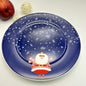 Creative Christmas Dinner Plate Set – Festive Breakfast Edition