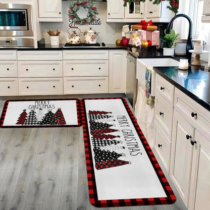 Kitchen Floor Mat – Star & Tree Edition