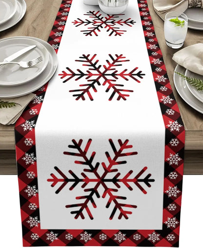 Christmas Table Runner – Reindeer & Holly Edition