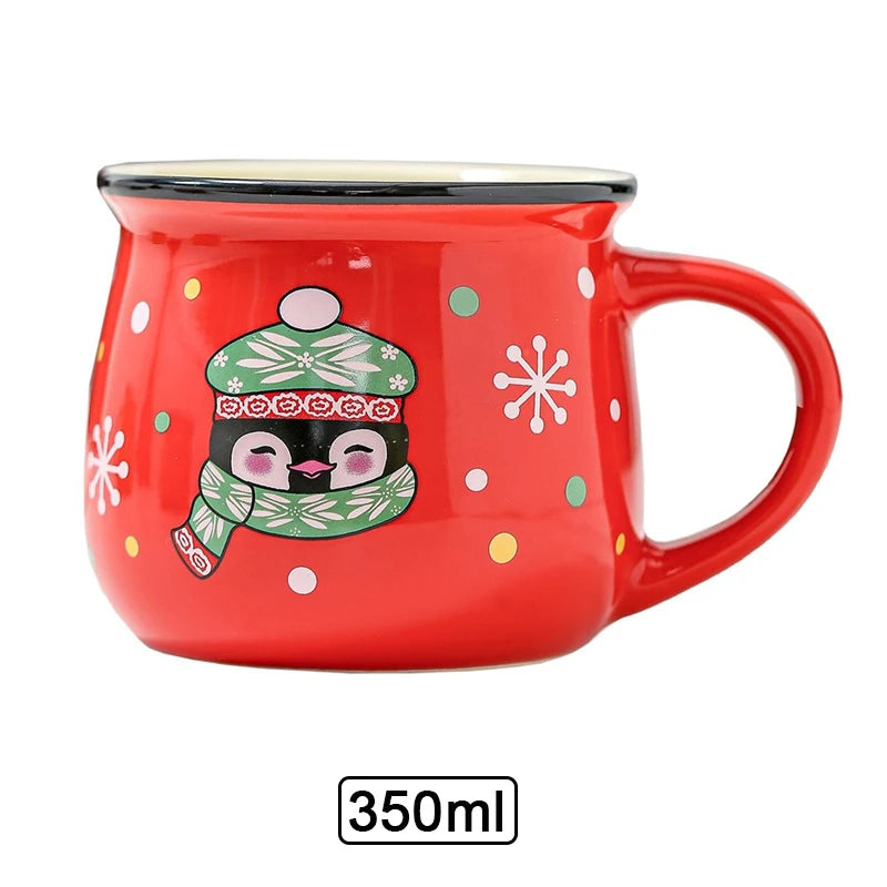 Christmas Ceramic Mug – Holiday Character Edition