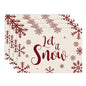 Christmas Placemats – Snowflake & Reindeer Edition (Set of 1 / 4 / 6)