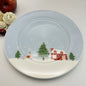 Creative Christmas Dinner Plate Set – Festive Breakfast Edition