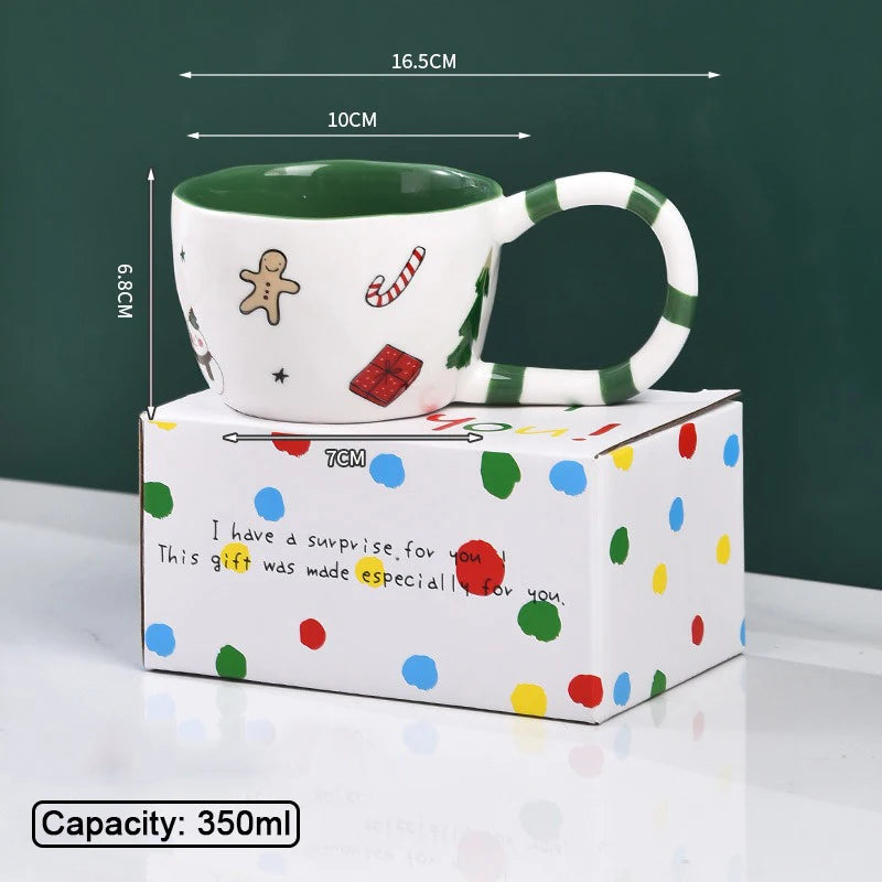 Christmas Ceramic Mug – Holiday Character Edition
