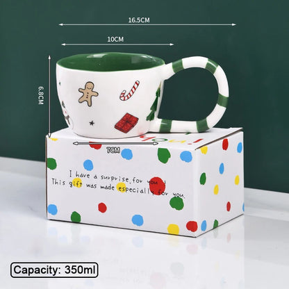 Christmas Ceramic Mug – Holiday Character Edition