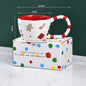 Hand-Pinched Ceramic Christmas Mug – Holiday Texture Edition