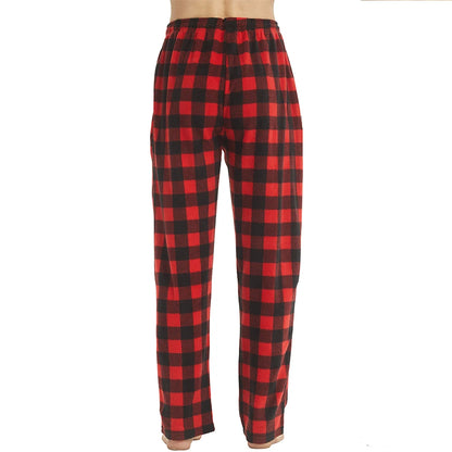 Men’s Fleece Pajama Pants – Warm Plaid Edition