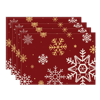 Christmas Placemats – Snowflake & Reindeer Edition (Set of 1 / 4 / 6)