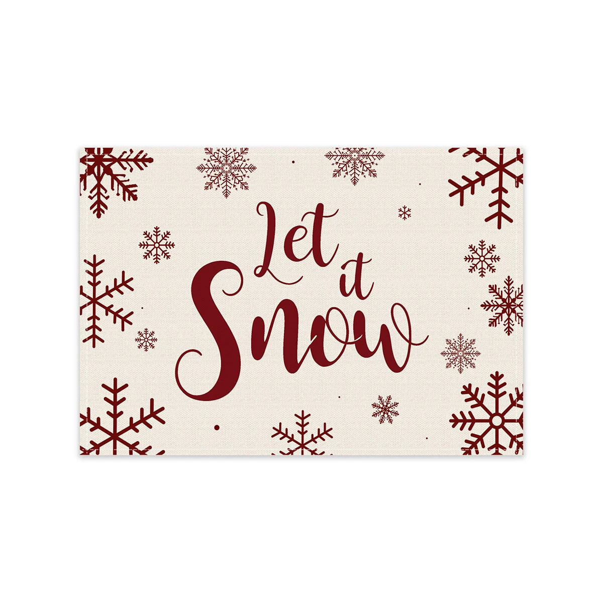 Christmas Placemats – Snowflake & Reindeer Edition (Set of 1 / 4 / 6)