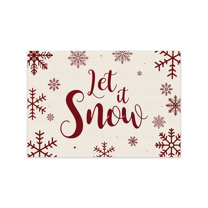 Christmas Placemats – Snowflake & Reindeer Edition (Set of 1 / 4 / 6)