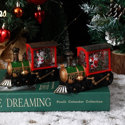 Magic LED Christmas Train — Santa & Snow Globe Lantern | Seasons Co.