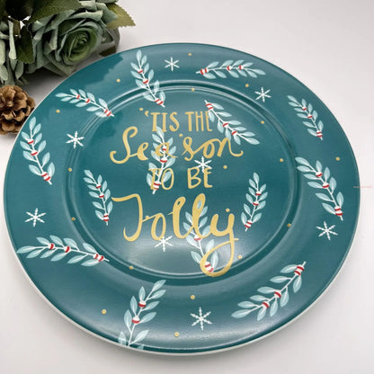 Creative Christmas Dinner Plate Set – Festive Breakfast Edition