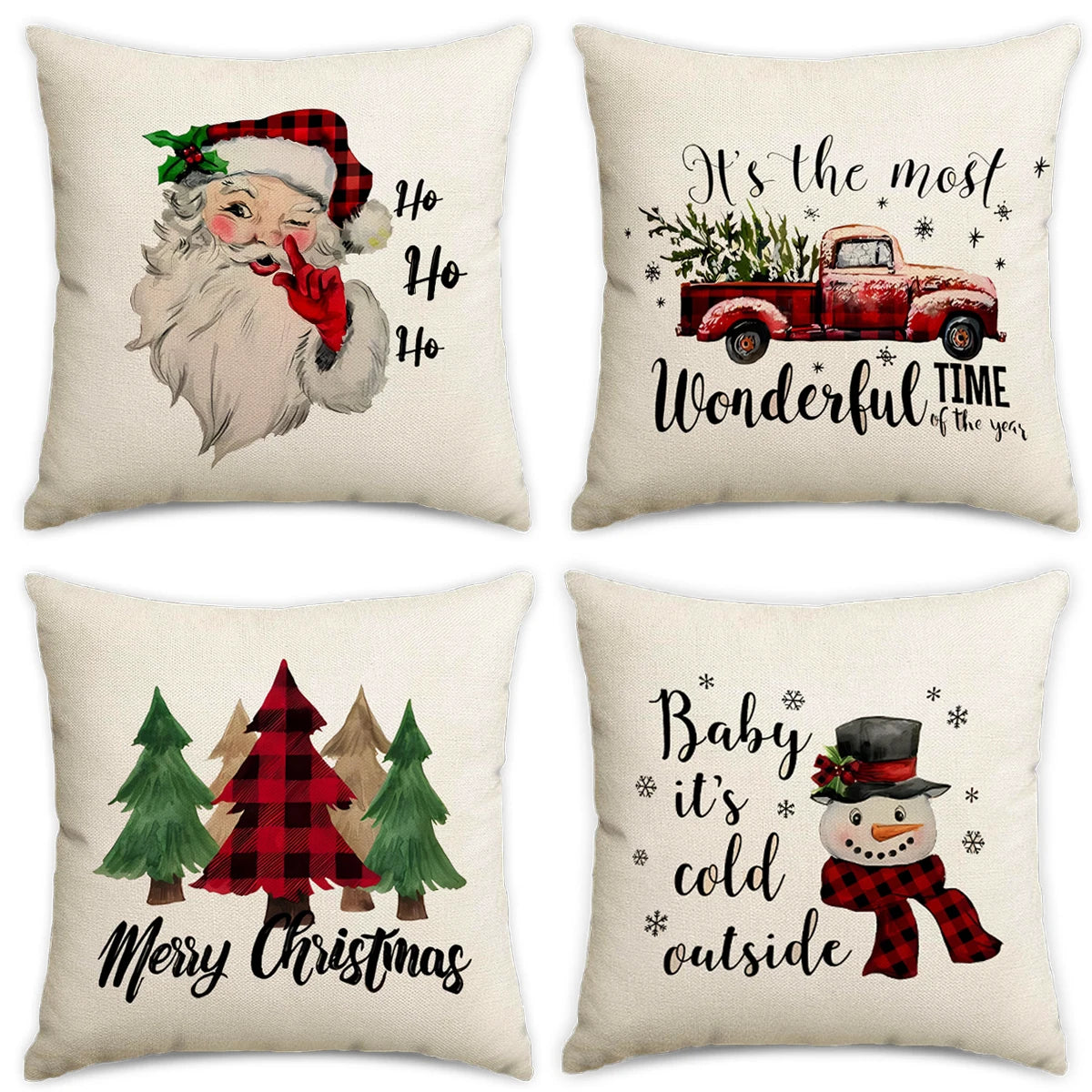 Christmas Pillow Covers