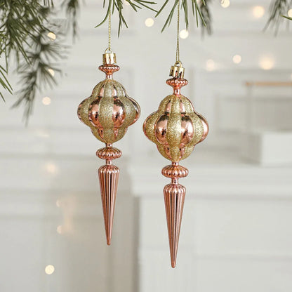 Christmas Tree Ornaments – Santa Hanging Edition (Set of 2)