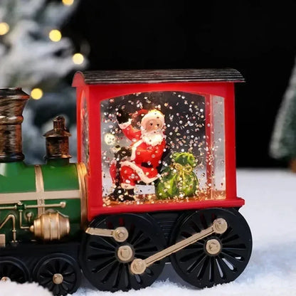 Magic LED Christmas Train — Santa & Snow Globe Lantern | Seasons Co.