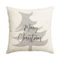 Christmas Pillow Covers – Tree, Snowman & Snowflake Edition (1 / 4 pcs)