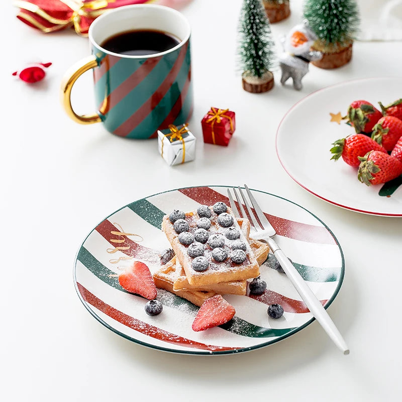 Christmas Ceramic Dinner & Mug – Festive Table Edition