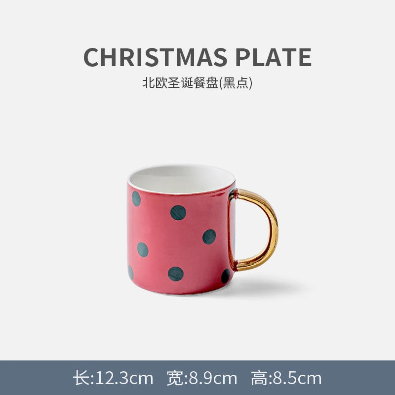 Christmas Ceramic Dinner & Mug – Festive Table Edition