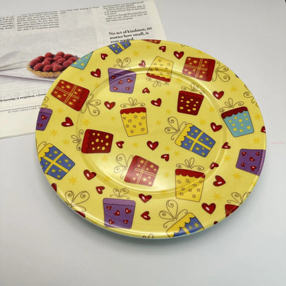 Creative Christmas Dinner Plate Set – Festive Breakfast Edition