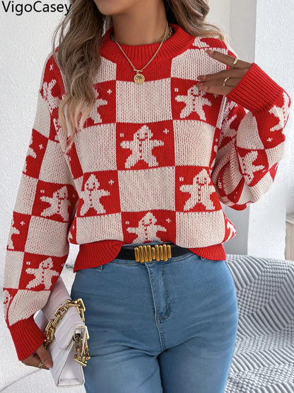 Jersey de punto a cuadros — Edición confort invernal | Seasons Co.