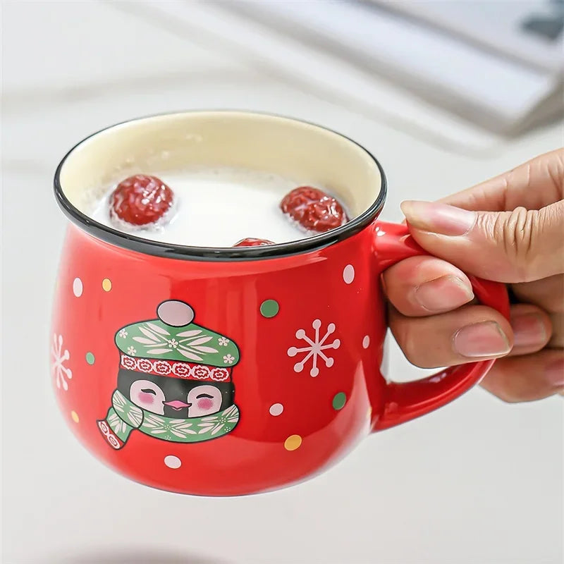 Christmas Ceramic Mug – Holiday Character Edition