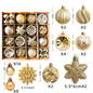 Christmas Tree Ornaments – Shiny Bauble Edition BIG PACK