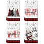 Kitchen Towels – Snowman, Snowflake & Tree Edition (Set of 2 / 4)