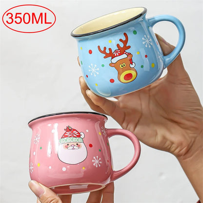 Christmas Ceramic Mug – Holiday Character Edition