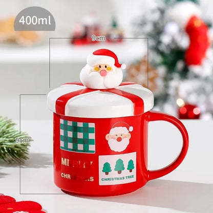 Christmas Ceramic Mug – Holiday Character Edition
