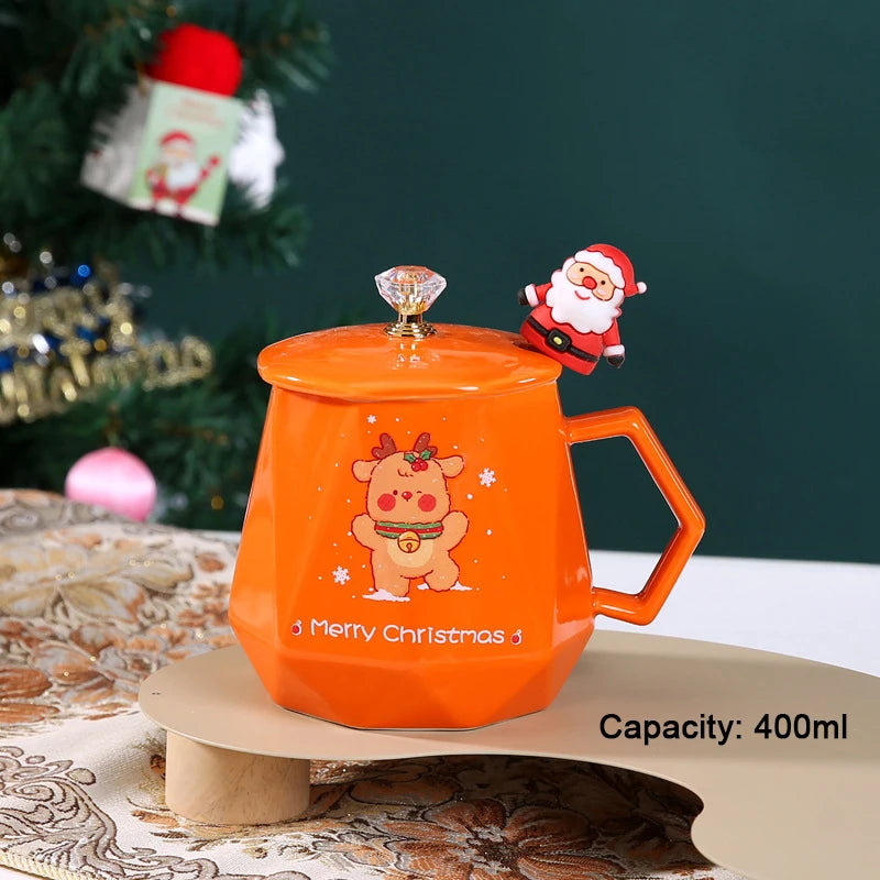 Christmas Ceramic Mug – Holiday Character Edition