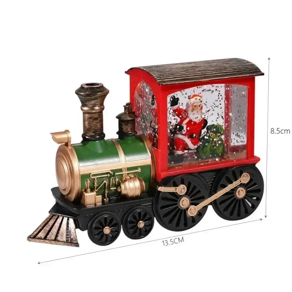 Magic LED Christmas Train — Santa & Snow Globe Lantern | Seasons Co.