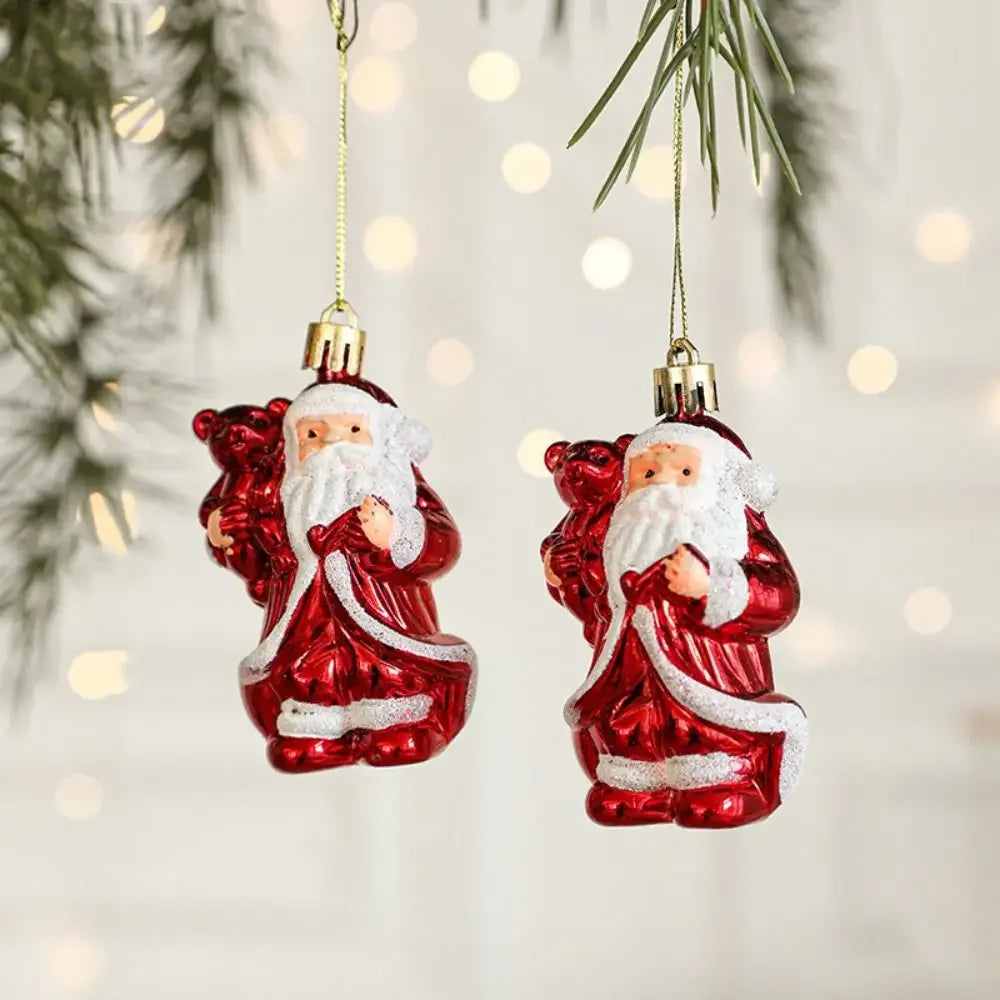 Christmas Tree Ornaments – Santa Hanging Edition (Set of 2)