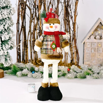 Festive Standing Doll – Santa, Snowman & Elk Edition