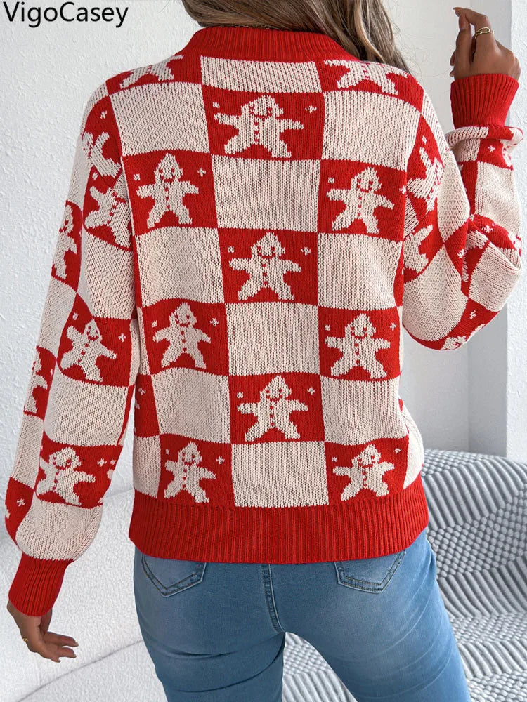 Jersey de punto a cuadros — Edición confort invernal | Seasons Co.