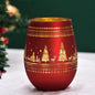 Christmas Tree Goblet Wine Glass – Electroplated Holiday Edition