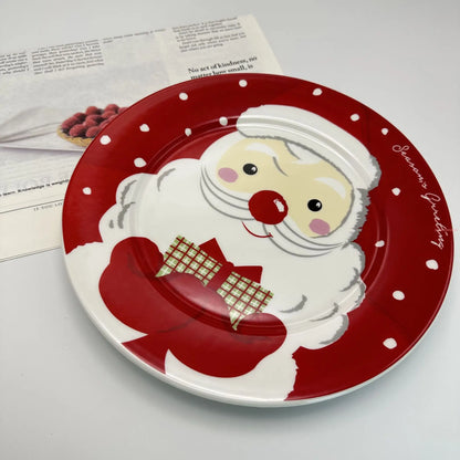 Creative Christmas Dinner Plate Set – Festive Breakfast Edition