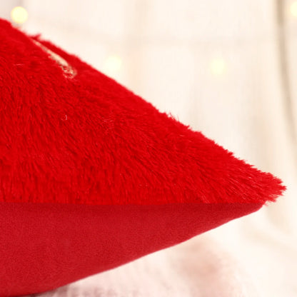 Gold Sequin Christmas Tree Cushion Cover – Holiday Luxe Edition