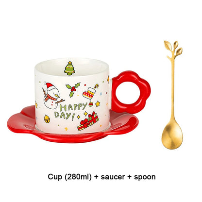 Christmas Ceramic Mug – Holiday Character Edition