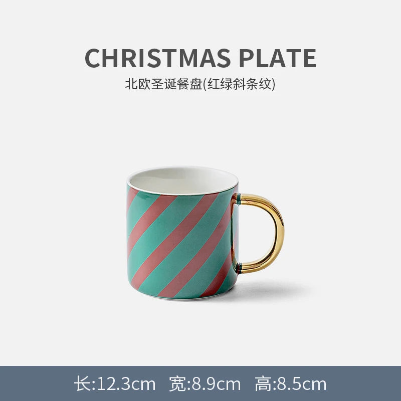 Christmas Ceramic Dinner & Mug – Festive Table Edition