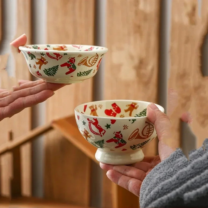 Christmas Ceramic Tableware Set – Holiday Dining Edition