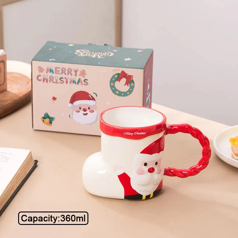 Christmas Ceramic Mug – Holiday Character Edition