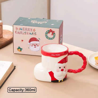 Christmas Ceramic Mug – Holiday Character Edition