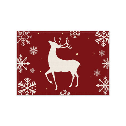 Christmas Placemats – Snowflake & Reindeer Edition (Set of 1 / 4 / 6)